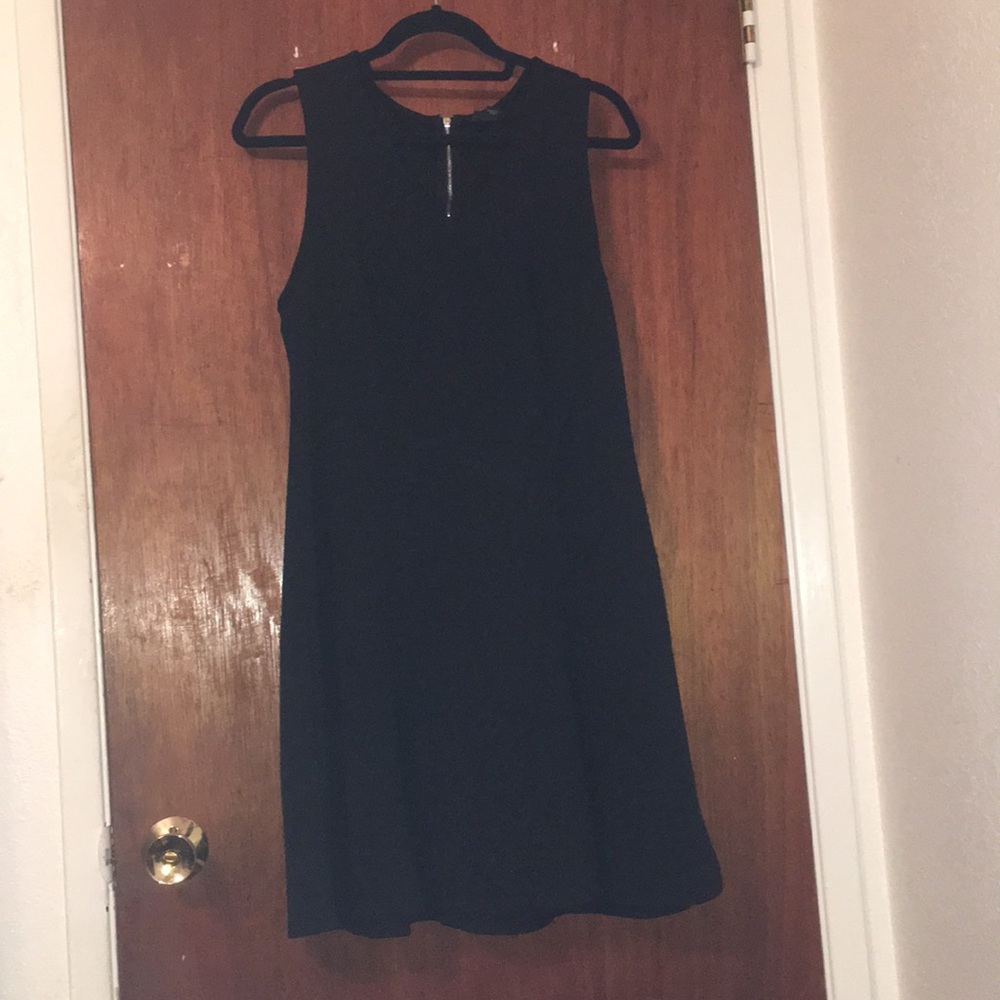 Pure black dress